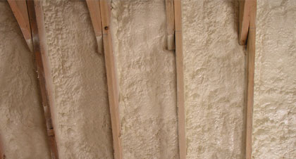 closed-cell spray foam for Rapid Falls applications
